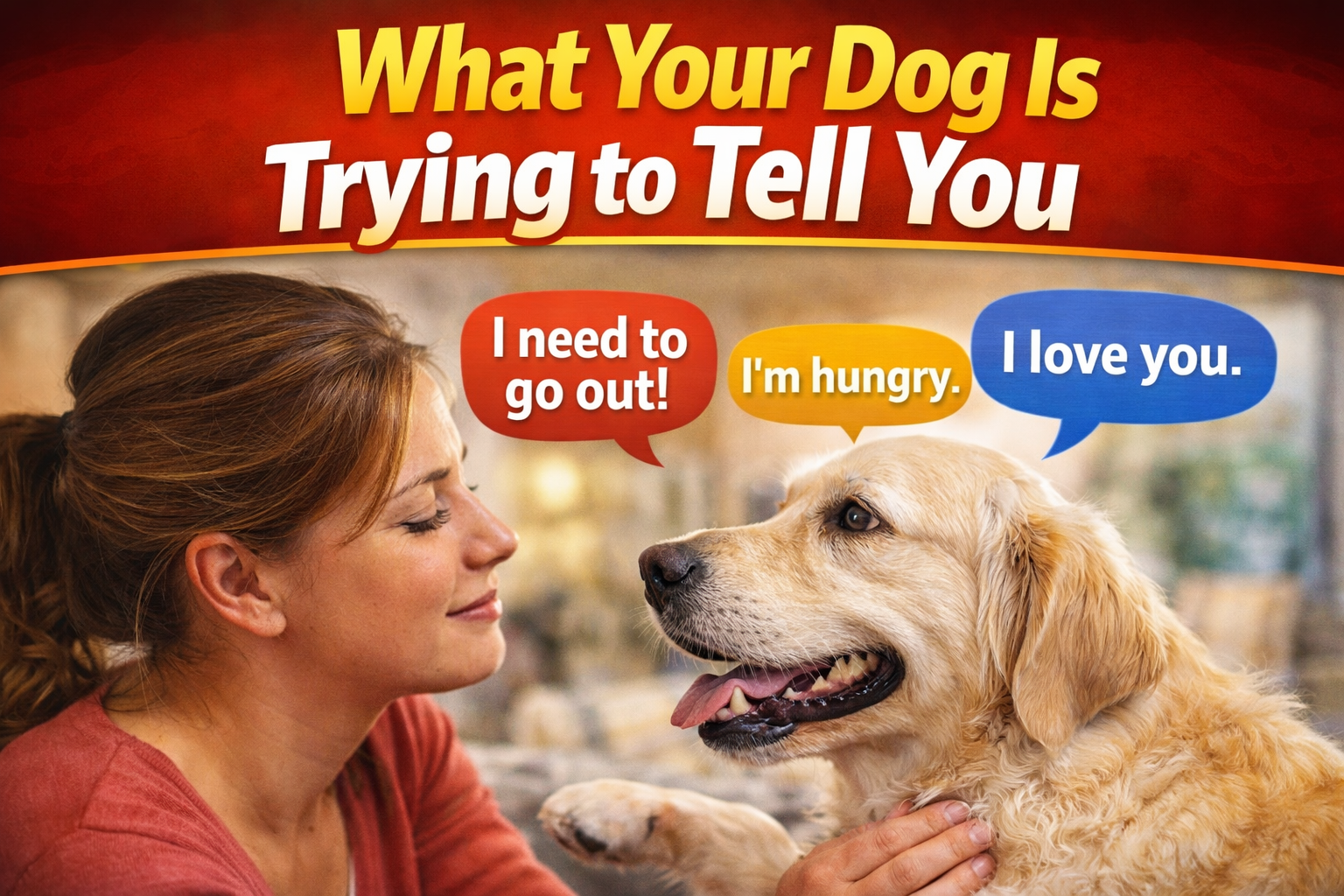 What Your Dog Is Trying to Tell You