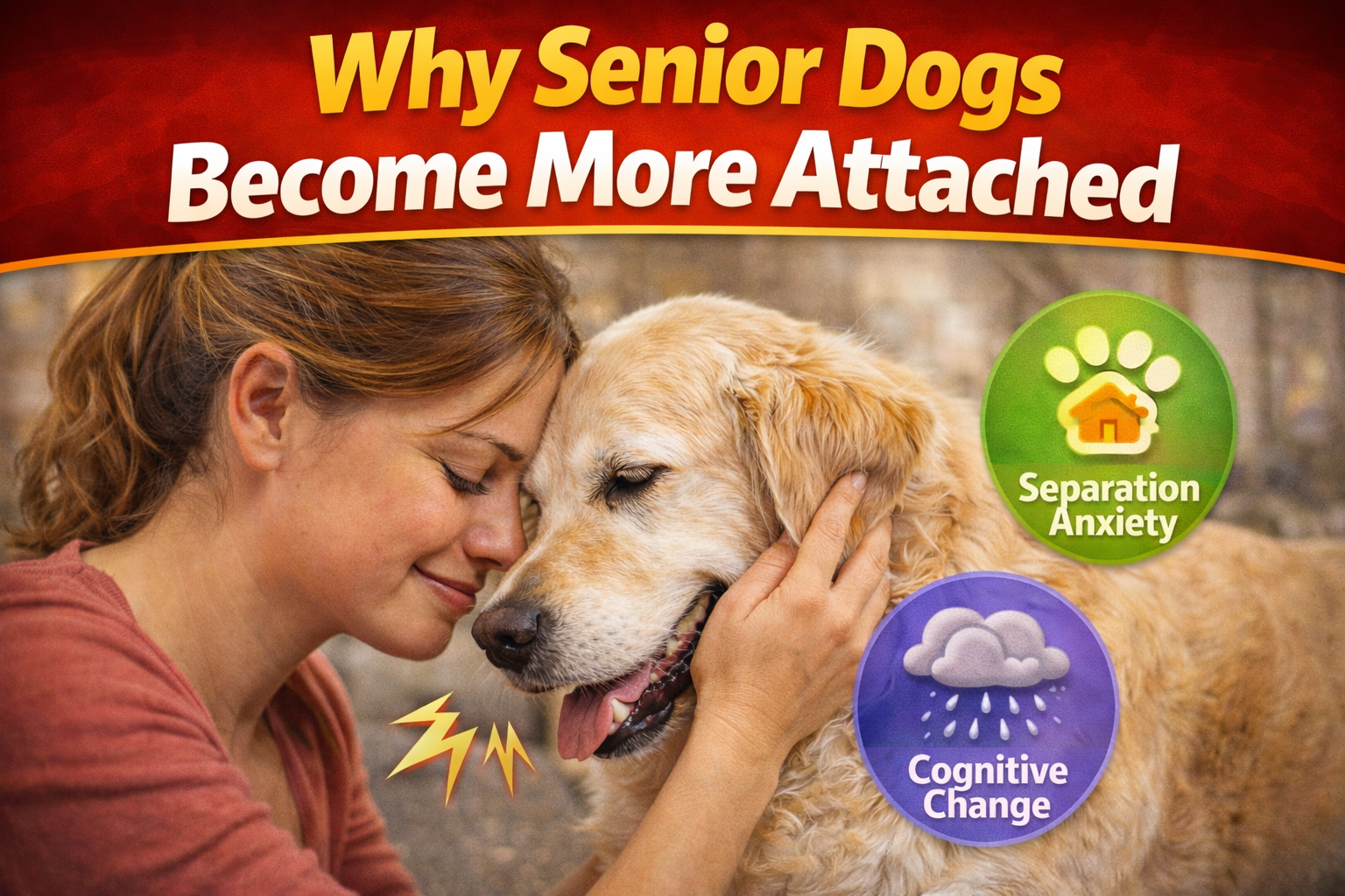 Why Senior Dogs Become More Attached